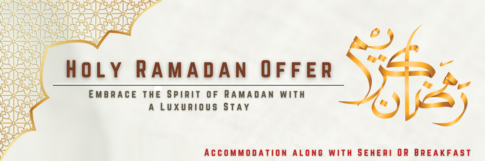 Holy Ramadan Offer