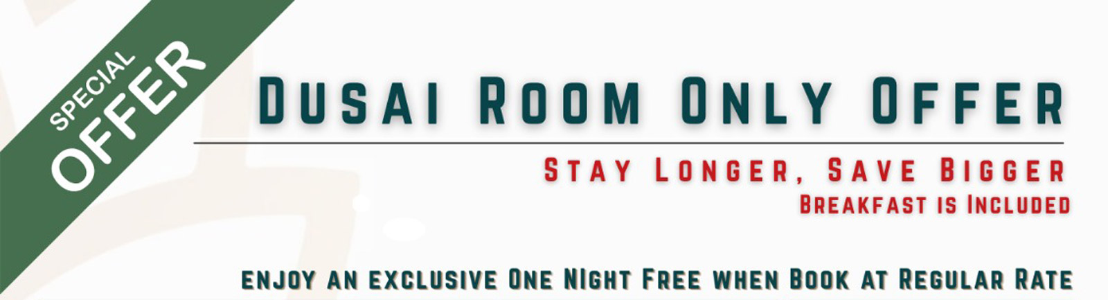 DuSai Room Only Offer